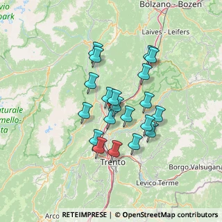 Mappa Viale Fenice, 38016 Mezzocorona TN, Italia (11.103)