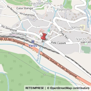 Mappa Viale Stazione, 1, 28868 Varzo, Verbano-Cusio-Ossola (Piemonte)