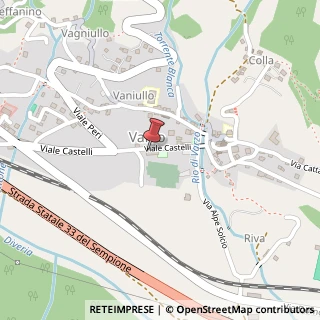Mappa Viale Castelli, 9, 28868 Varzo, Verbano-Cusio-Ossola (Piemonte)