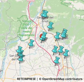 Mappa Piazza Mercato, 33030 Buja UD, Italia (7.09188)