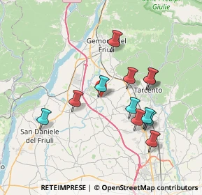 Mappa Via Brigata Rosselli, 33030 Buja UD, Italia (6.76417)