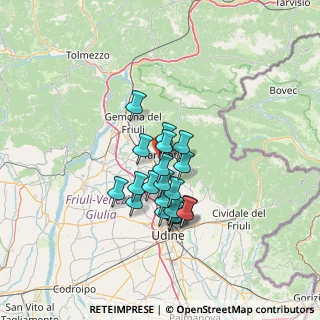 Mappa Via Nogaria, 33017 Tarcento UD, Italia (10.0145)
