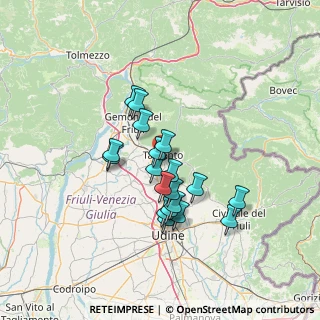 Mappa Via Nogaria, 33017 Tarcento UD, Italia (11.05105)