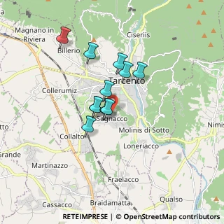 Mappa Via Nogaria, 33017 Tarcento UD, Italia (1.21727)