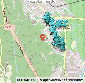 Mappa Via A. Degasperi, 38017 Mezzolombardo TN, Italia (0.35926)