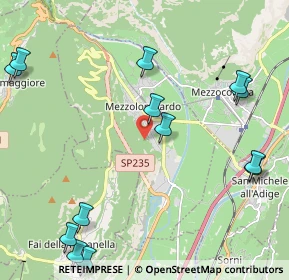 Mappa Via A. Degasperi, 38017 Mezzolombardo TN, Italia (2.76)