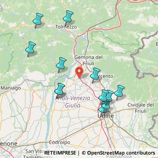 Mappa Via Andreuzza, 33030 Majano UD, Italia (16.92417)