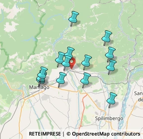 Mappa Via Monteli, 33092 Meduno PN, Italia (6.18429)