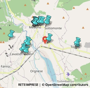 Mappa Via Monteli, 33092 Meduno PN, Italia (1.8105)
