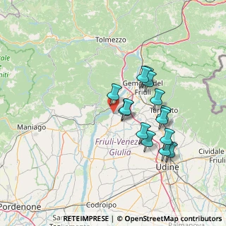 Mappa Via Prataront, 33038 San Daniele del Friuli UD, Italia (12.46571)