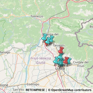 Mappa Via Monsignor Beinat, 33030 Buja UD, Italia (12.94727)