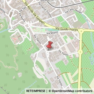Mappa Via Trento, 35/A, 38017 Mezzolombardo, Trento (Trentino-Alto Adige)