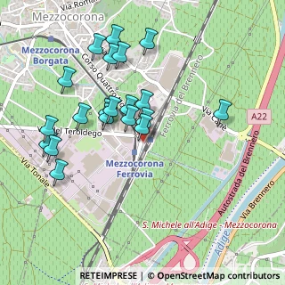 Mappa Piazza Trento, 38016 Mezzocorona TN, Italia (0.469)