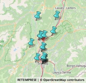 Mappa Piazza Trento, 38016 Mezzocorona TN, Italia (11.36813)