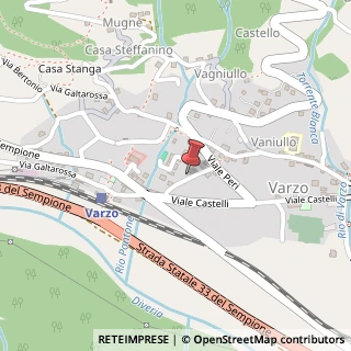 Mappa Via Flavio Parvis, 4, 28868 Varzo, Verbano-Cusio-Ossola (Piemonte)