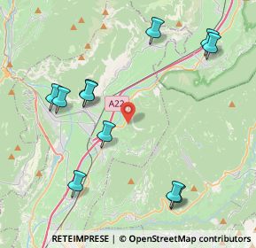 Mappa 38010 Faedo TN, Italia (4.62545)