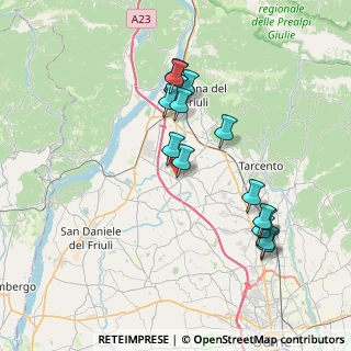 Mappa Via Sottocolle, 33030 Buja UD, Italia (7.165)