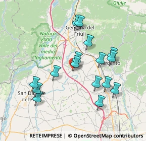 Mappa , 33030 Treppo Grande UD, Italia (7.08063)