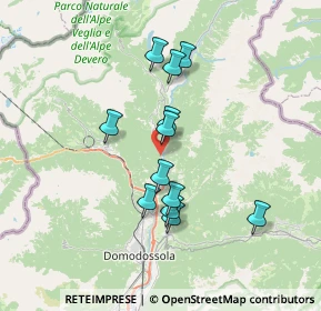 Mappa Via Rencio Superiore, 28862 Crodo VB, Italia (6.01417)