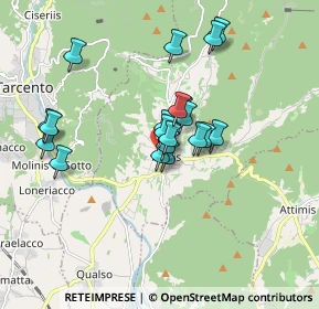 Mappa Via Garibaldi G., 33045 Nimis UD, Italia (1.4065)