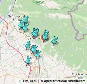 Mappa Via Garibaldi G., 33045 Nimis UD, Italia (5.53)