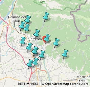 Mappa Via Garibaldi G., 33045 Nimis UD, Italia (6.73733)