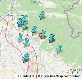 Mappa Via Garibaldi G., 33045 Nimis UD, Italia (6.80438)