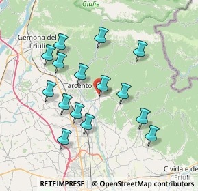 Mappa Via Garibaldi G., 33045 Nimis UD, Italia (7.03)