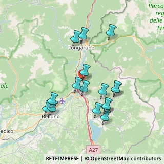 Mappa Strada Provinciale 11 di Soverzene, 32010 Soverzene BL, Italia (7.135)