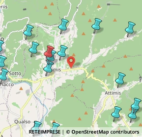 Mappa Nimis, 33045 Nimis UD, Italia (3.052)