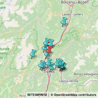 Mappa Via del Teroldego, 38016 Mezzocorona TN, Italia (12.41294)