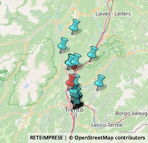 Mappa Via del Teroldego, 38016 Mezzocorona TN, Italia (11.3475)