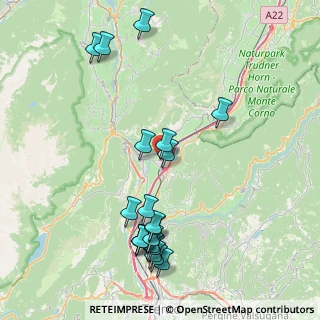 Mappa Via del Teroldego, 38016 Mezzocorona TN, Italia (9.0015)