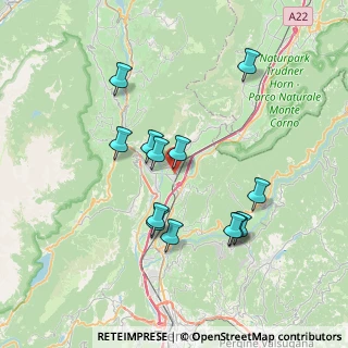 Mappa Via del Teroldego, 38016 Mezzocorona TN, Italia (6.79846)