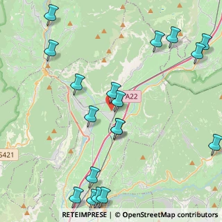 Mappa Via del Teroldego, 38016 Mezzocorona TN, Italia (5.41667)