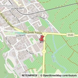 Mappa Via Trento, 65, 38017 Mezzolombardo, Trento (Trentino-Alto Adige)