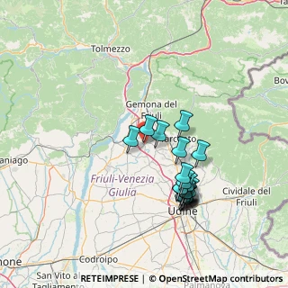Mappa Via Osovana N, 33030 Buja UD, Italia (13.7145)