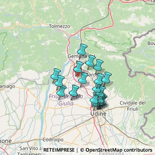Mappa Via Osovana N, 33030 Buja UD, Italia (11.308)