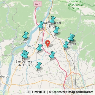 Mappa Via Osovana N, 33030 Buja UD, Italia (7.53385)
