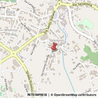 Mappa Via Gîr Pizzul, 35, 33030 Buja, Udine (Friuli-Venezia Giulia)