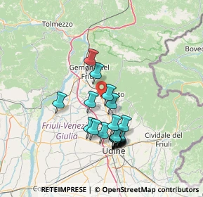 Mappa Via Paludo, 33017 Tarcento UD, Italia (12.409)