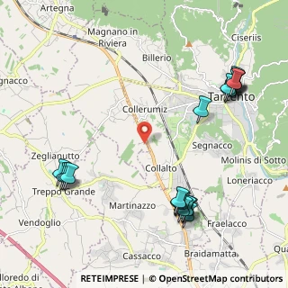 Mappa Via Paludo, 33017 Tarcento UD, Italia (2.632)