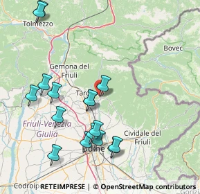 Mappa Via Carducci Giosuè, 33045 Nimis UD, Italia (16.98938)