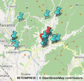Mappa Via Carducci Giosuè, 33045 Nimis UD, Italia (1.395)