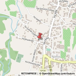 Mappa Piazza Percoto, 10, 33045 Nimis, Udine (Friuli-Venezia Giulia)