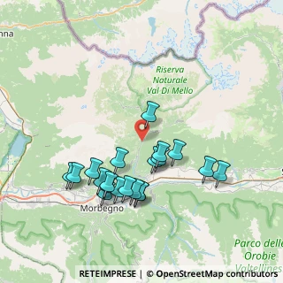Mappa Via Ca' di Sandri, 23010 Val Masino SO, Italia (7.327)
