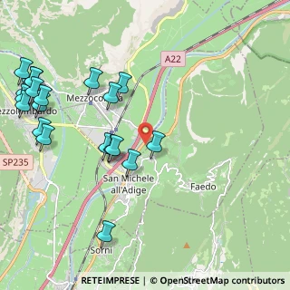 Mappa Via Brennero Località Masetto, 38016 Mezzocorona TN, Italia (2.643)