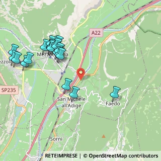 Mappa Via Brennero Località Masetto, 38016 Mezzocorona TN, Italia (2.244)