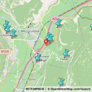 Mappa Via Brennero Località Masetto, 38016 Mezzocorona TN, Italia (2.81364)