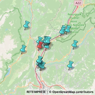 Mappa Via Brennero Località Masetto, 38016 Mezzocorona TN, Italia (5.877)